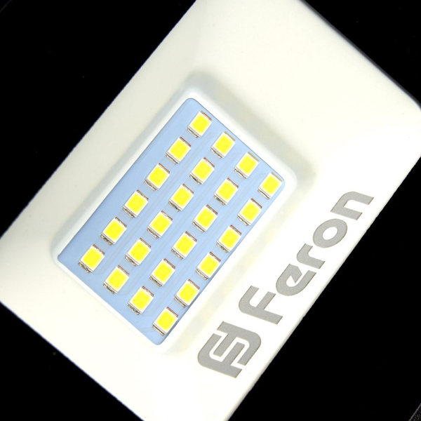 Светодиодный прожектор Feron с датчиком LL-907 IP44 30W 6400K фото в интернет магазине Супермаркет света