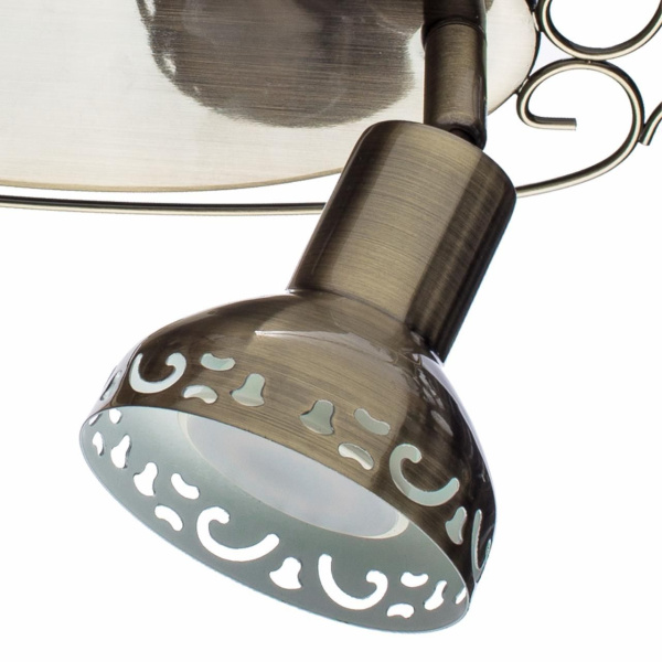 Споты с двумя плафонами arte lamp a5219ap-2ab фото в интернет магазине Супермаркет света