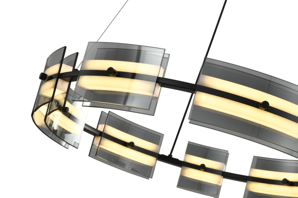 Люстра ZORTES LOFT ZRS.1802.60 Мощность-36Вт Тип лампы: Встроенный  Встроенный LED фото в интернет магазине Супермаркет света