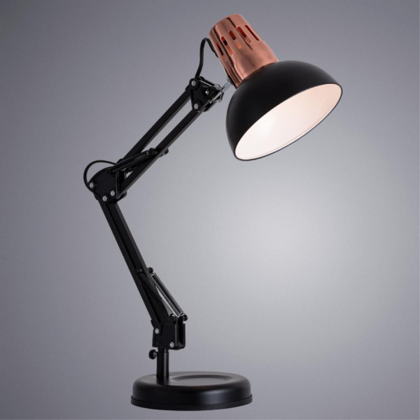 Офисные настольные лампы arte lamp a2016lt-1bk фото в интернет магазине Супермаркет света