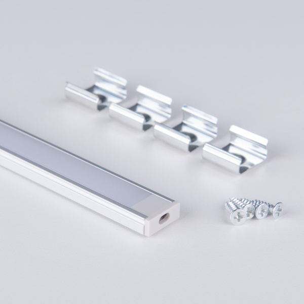 Накладной алюминиевый профиль для светодиодной ленты LL-2-ALP006 фото в интернет магазине Супермаркет света