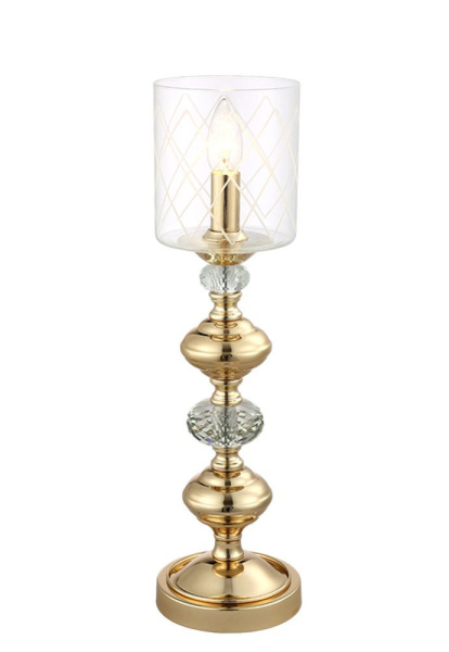 Настольная лампа Crystal Lux GRACIA LG1 GOLD фото в интернет магазине Супермаркет света