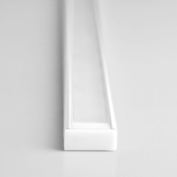 Накладной алюминиевый профиль белый/белый для светодиодной ленты LL-2-ALP006 фото в интернет магазине Супермаркет света