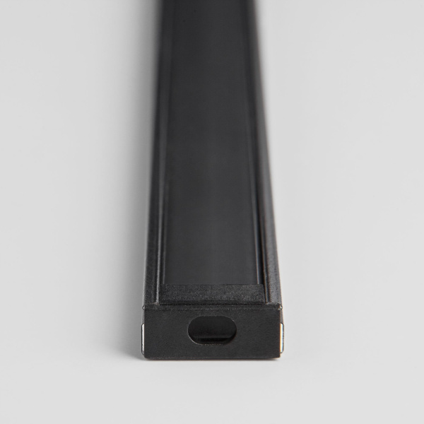 Накладной алюминиевый профиль черный/черный для светодиодной ленты LL-2-ALP006 фото в интернет магазине Супермаркет света