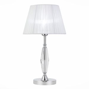 SL1756.104.01 Прикроватная лампа ST-Luce Хром/Светло-серый E14 1*40W BELLO