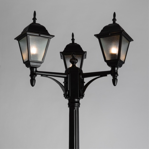 Парковые светильники arte lamp a1017pa-3bk фото в интернет магазине Супермаркет света