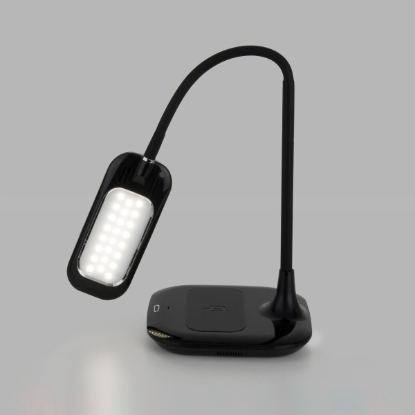 Светодиодная настольная лампа 80419/1 черный фото в интернет магазине Супермаркет света