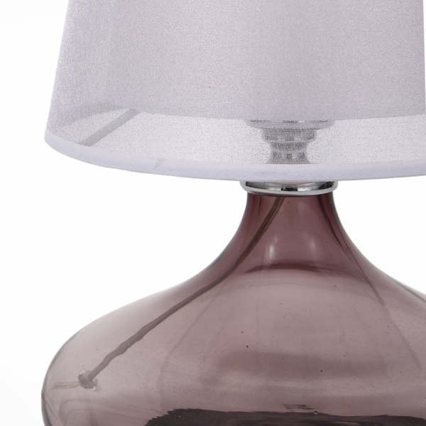 SL974.604.01 Прикроватная лампа ST-Luce Хром, Розовый/Белый E27 1*60W AMPOLLA фото в интернет магазине Супермаркет света