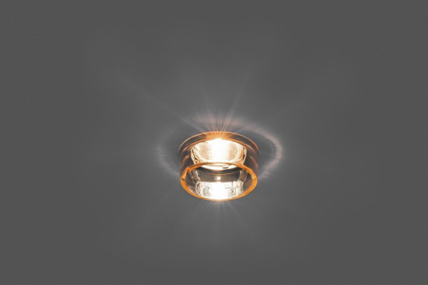 Светильник встраиваемый Feron CD2720 потолочный MR16 G5.3 прозрачно-коричневый фото в интернет магазине Супермаркет света