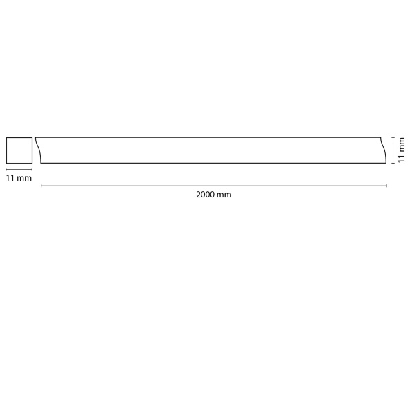 Светодиодная лента в PVC профиле с прямоугольным рассеивателем  Lightstar 409124 фото в интернет магазине Супермаркет света