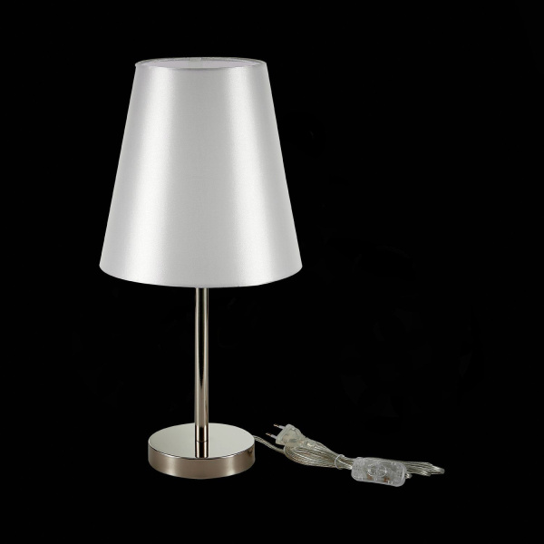 SLE105904-01 Прикроватная лампа Никель/Белый E14 1*40W BELLINO фото в интернет магазине Супермаркет света